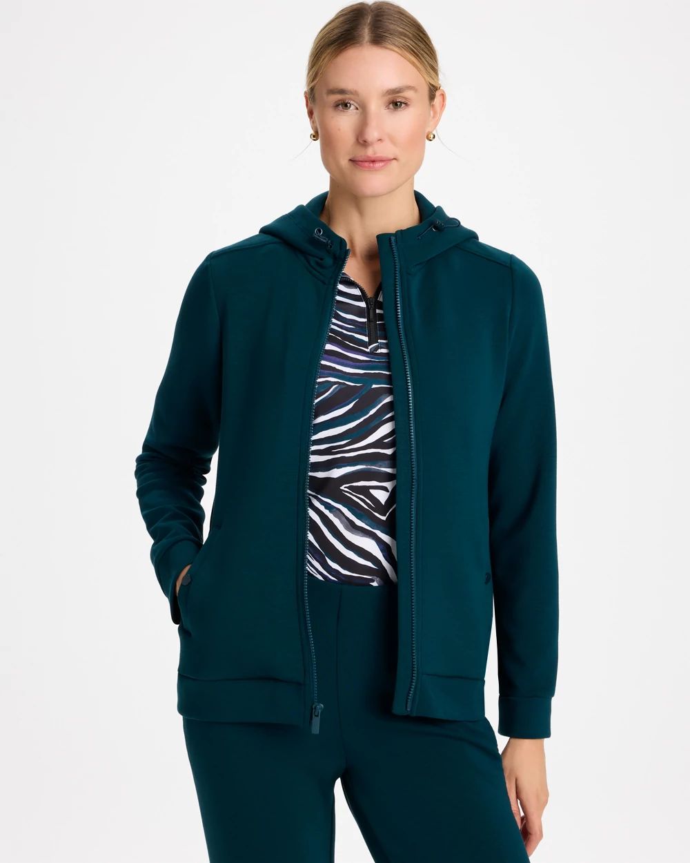 ジャンゴ Zenergy® Soft Adjustable Hooded Jacket | Chico's